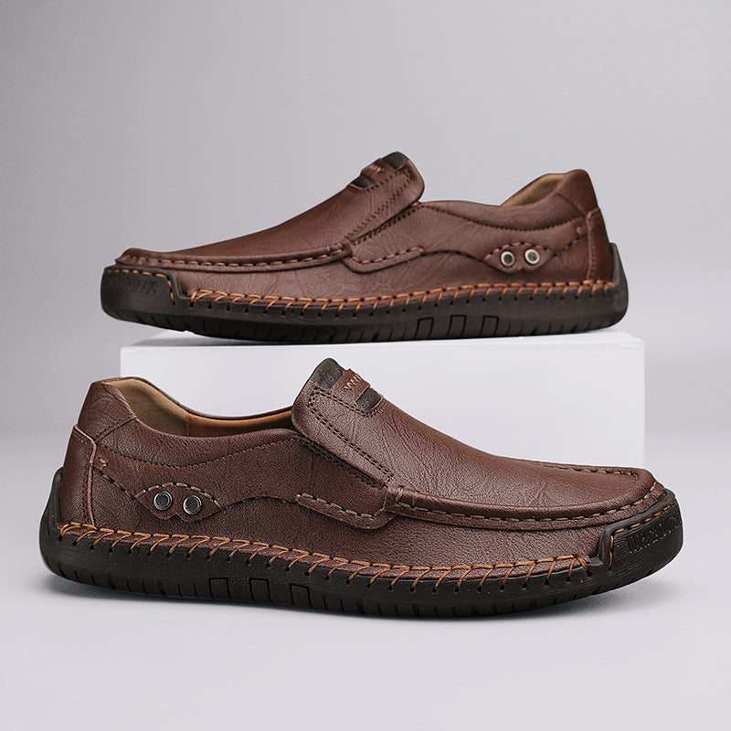 Men's Elegant Handmade Genuine Driver British Leather Shoes