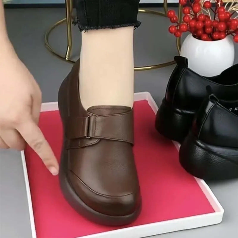 Women's Autumn Soft Platform Bottom Mom Retro Casual Shoes