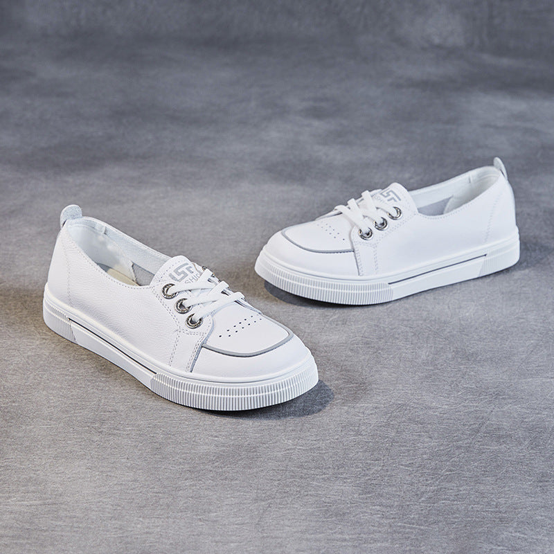 Women's Shallow Mouth Pumps Flat Bottom Slip-on Not Tired Casual Shoes