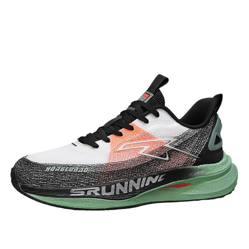 Men's Breathable Carbon Plate Running Portable Outdoor Sneakers