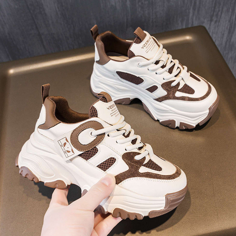 Women's Vibration Multifunctional Massage Walking Spring Genuine Women's Shoes