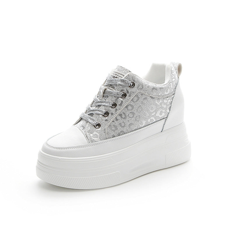 Women's Genuine Platform Height Increasing Insole Sports Sneakers
