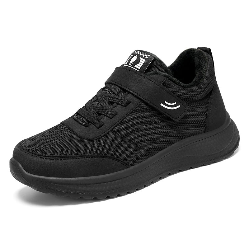 Men's Pure Color Versatile Sports Velcro Convenient Casual Shoes