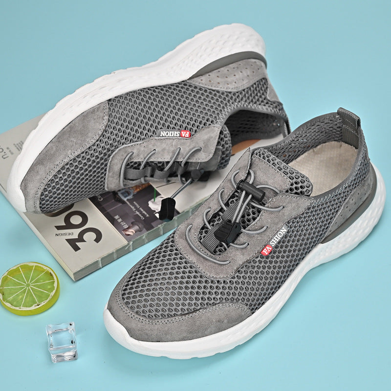 Men's Slip-on Summer Lightweight Breathable Soft Bottom Casual Shoes