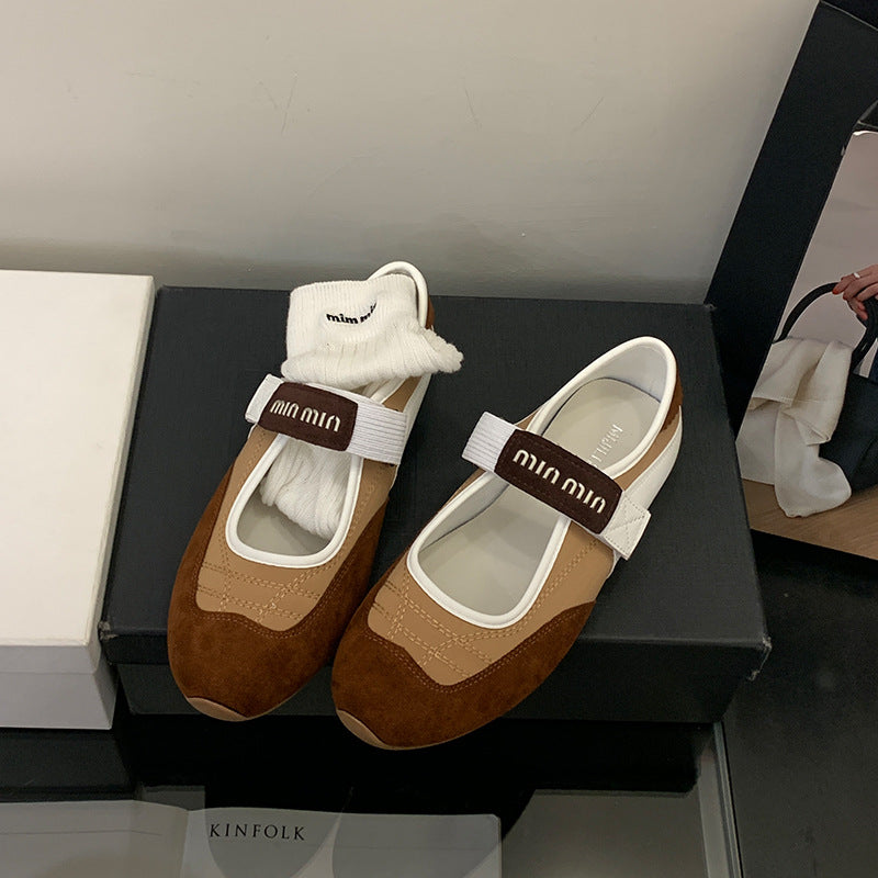 Women's Small Height Increasing Insole Vintage Mary Jane Women's Sports Shoes