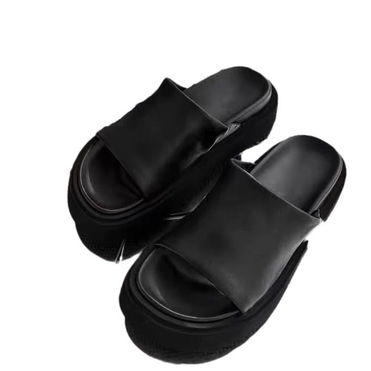 Surface Sole Increased Outer Wear Thick Slippers
