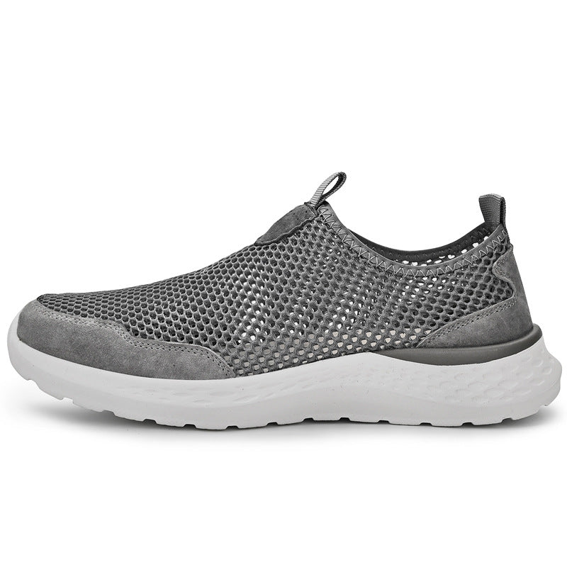 Men's Slip-on Summer Lightweight Breathable Soft Bottom Casual Shoes