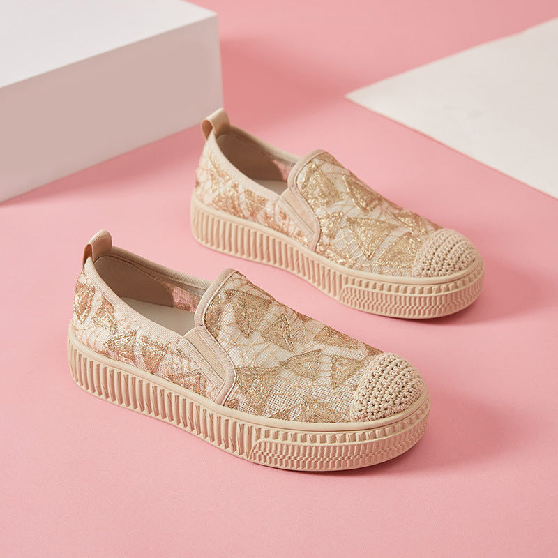 Women's Breathable Fisherman Summer Flat Bottom Slip Casual Shoes