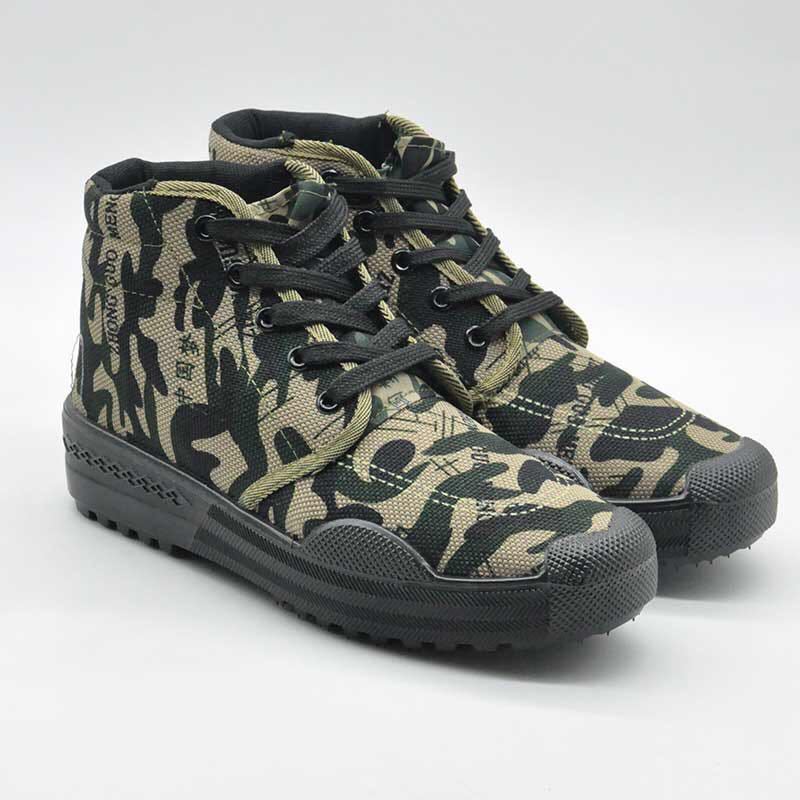 Women's & Men's Labor Protection Rubber Construction Site Mountaineering Canvas Shoes