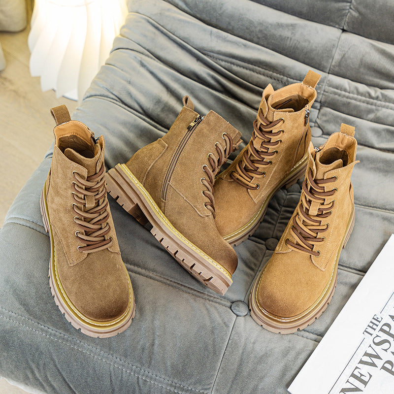 Women's Trendy Sunday Height Increasing Insole Short Boots