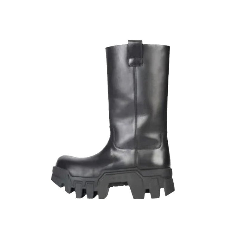 Women's Paris Bulldozer Martin Tank Thick Bottom Increased Boots
