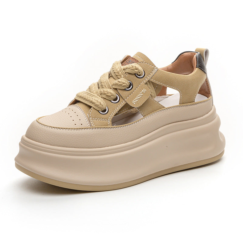 Women's Thick Bottom Toe Cap Roman Summer Wear Sandals