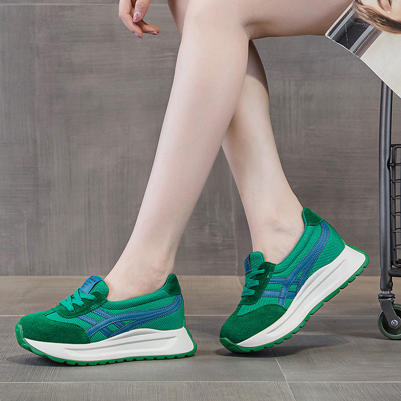 Women's Height Increasing Insole Dad Autumn Versatile Korean Casual Shoes