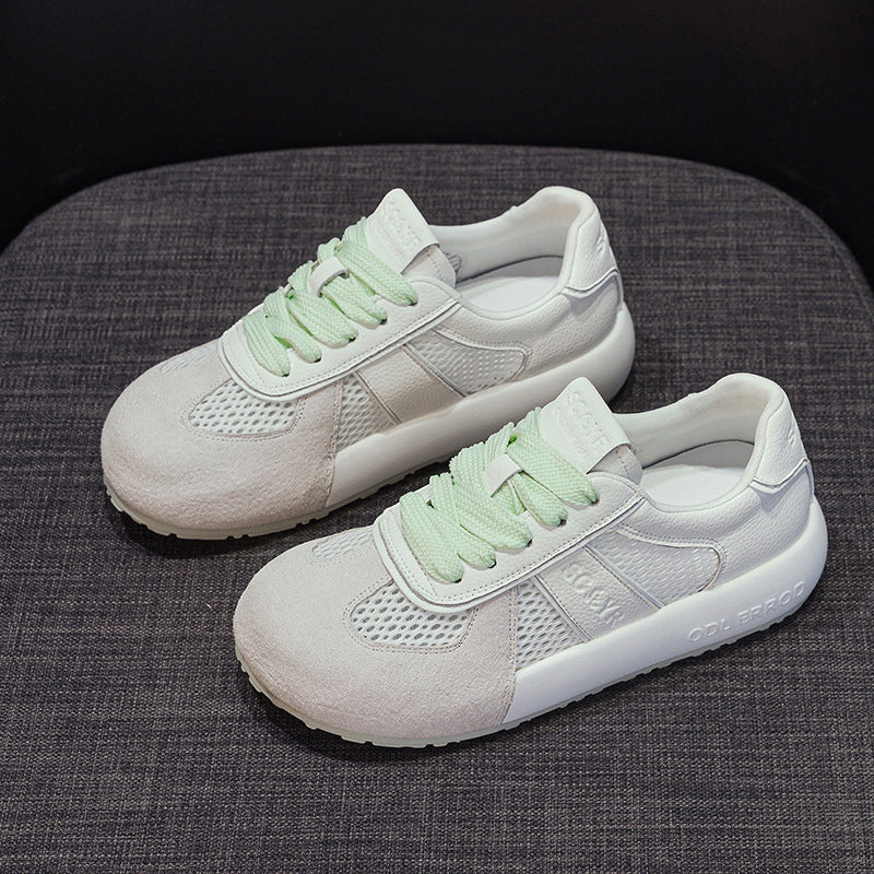 Women's German Training Transparent Mesh Thick Bottom Soft Women's Casual Shoes