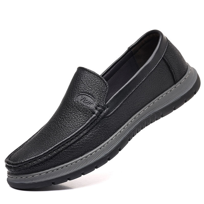 Men's Autumn Sheepskin Soft Bottom Surface Genuine Casual Shoes