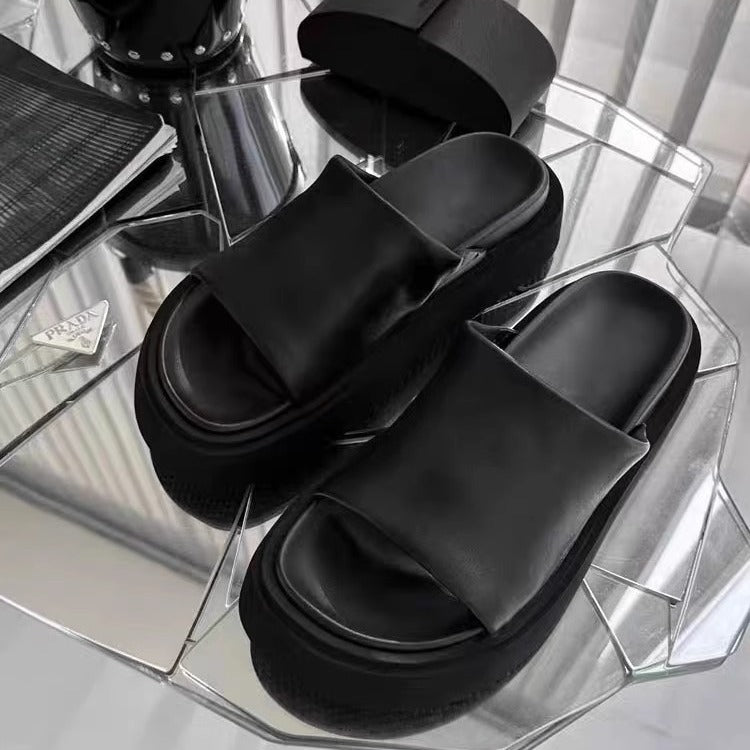 Surface Sole Increased Outer Wear Thick Slippers