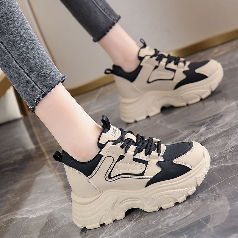 Women's Dad Height Increasing Insole Lightweight Super Casual Shoes
