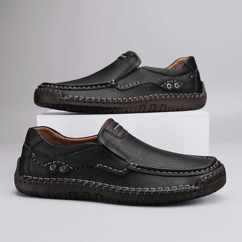 Men's Elegant Handmade Genuine Driver British Leather Shoes