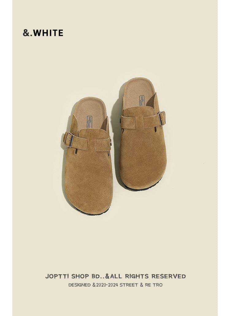 Women's Welfare Plus Size Genuine Outer Wear Slippers