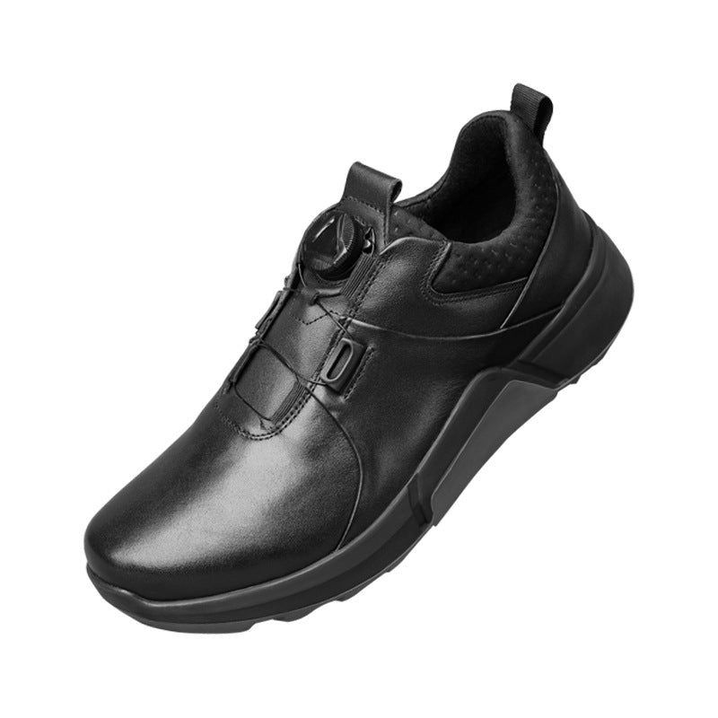 Men's Business Black Fashion Trendy Winter British Leather Shoes