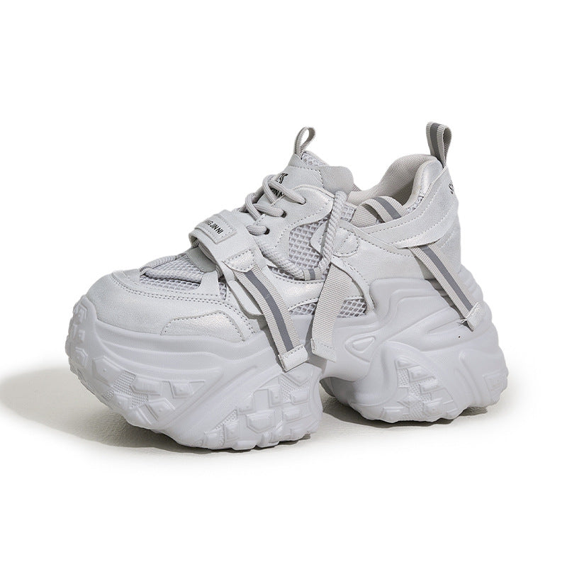 Women's Height Increasing Insole Dad Autumn Lightweight Platform Sneakers