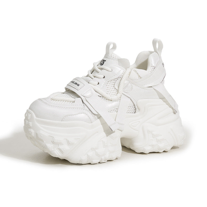 Women's Height Increasing Insole Dad Autumn Lightweight Platform Breathable Women's Sports Shoes