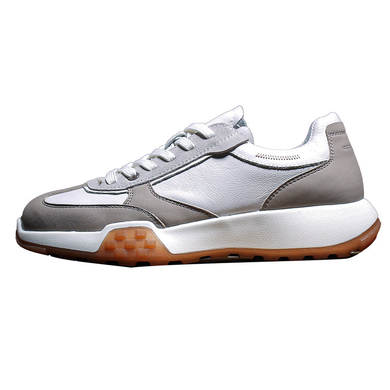 Men's Top Layer Waffle Running Comfortable Platform Casual Shoes