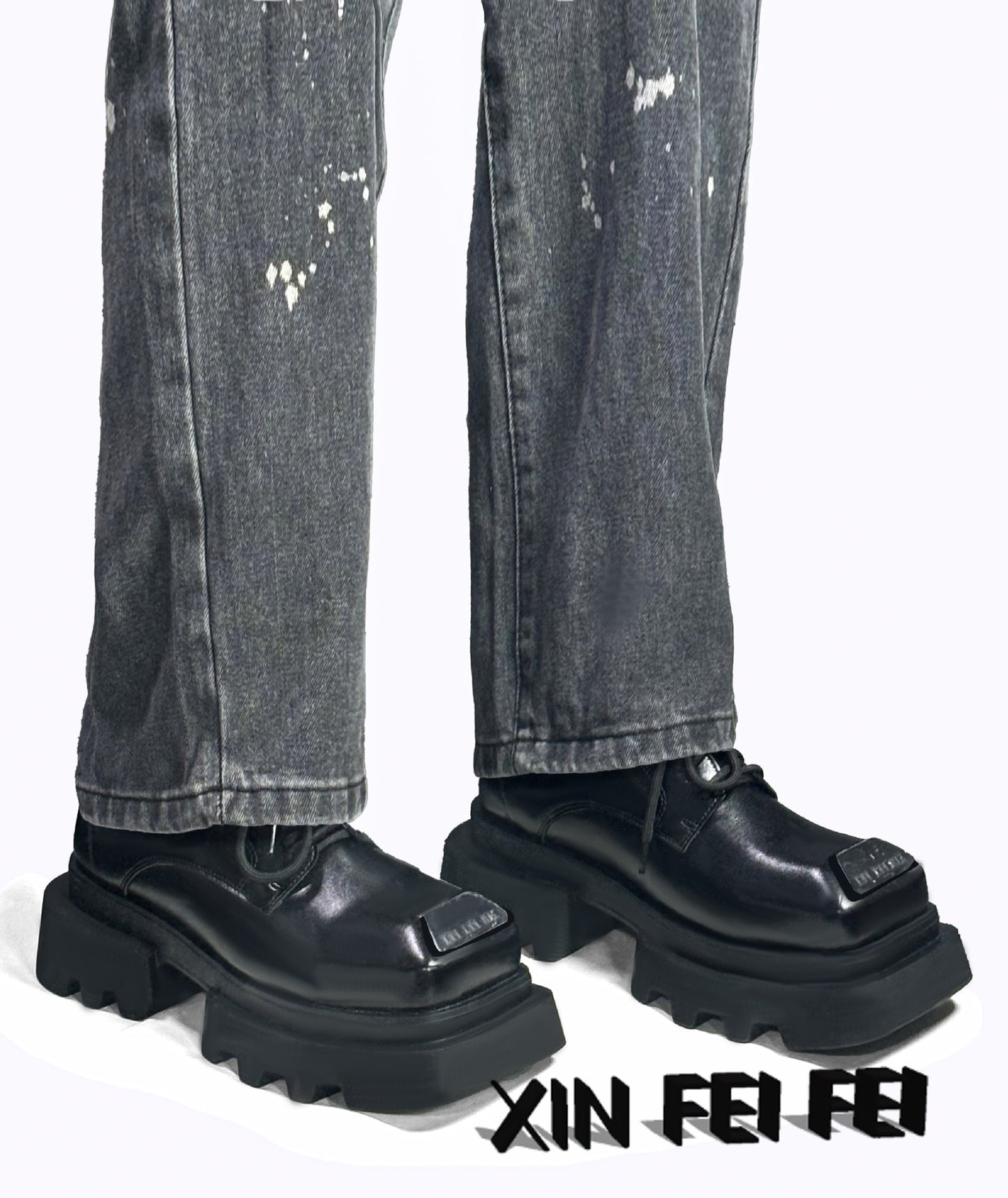 Women's & Men's Style Square Toe Spring Vintage Ladder Women's Shoes