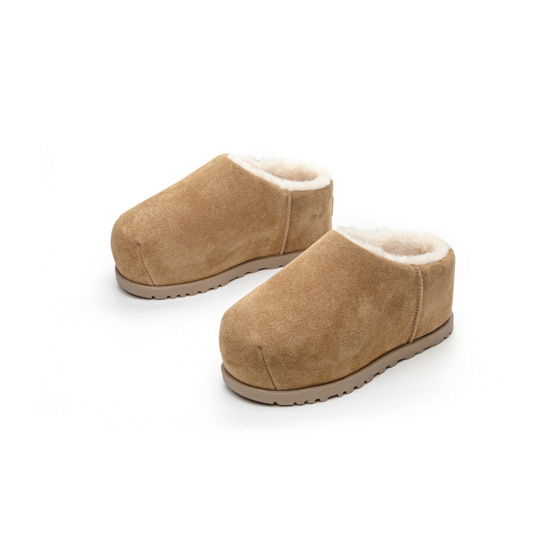 Women's Thick Bottom Height Increasing Insole Fat Snow Boots