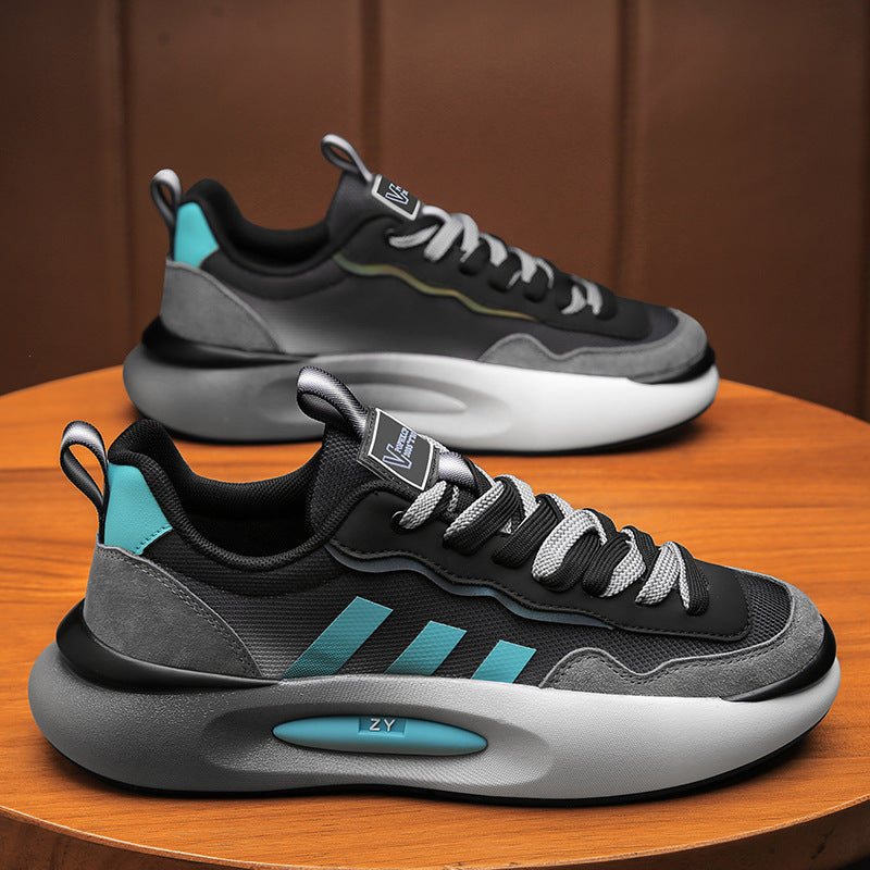 Men's Summer Mesh Breathable Sports Green Versatile Men's Shoes