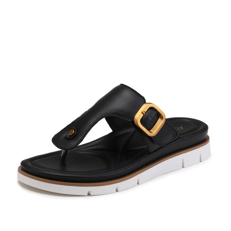 Women's Fashionable Summer Versatile Holiday Beach Slippers