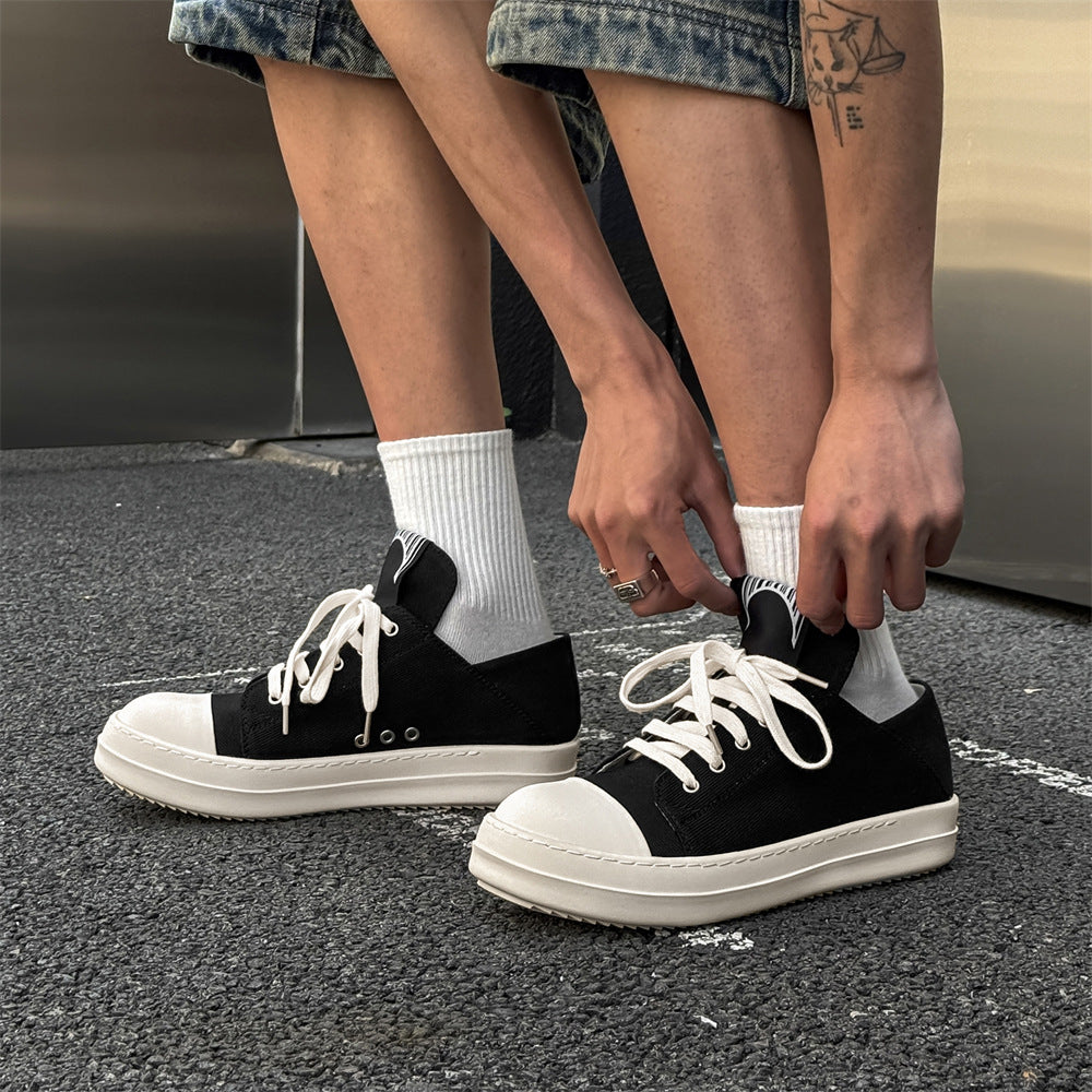 Men's Cloth Surface Board Sports Raise The Sneakers