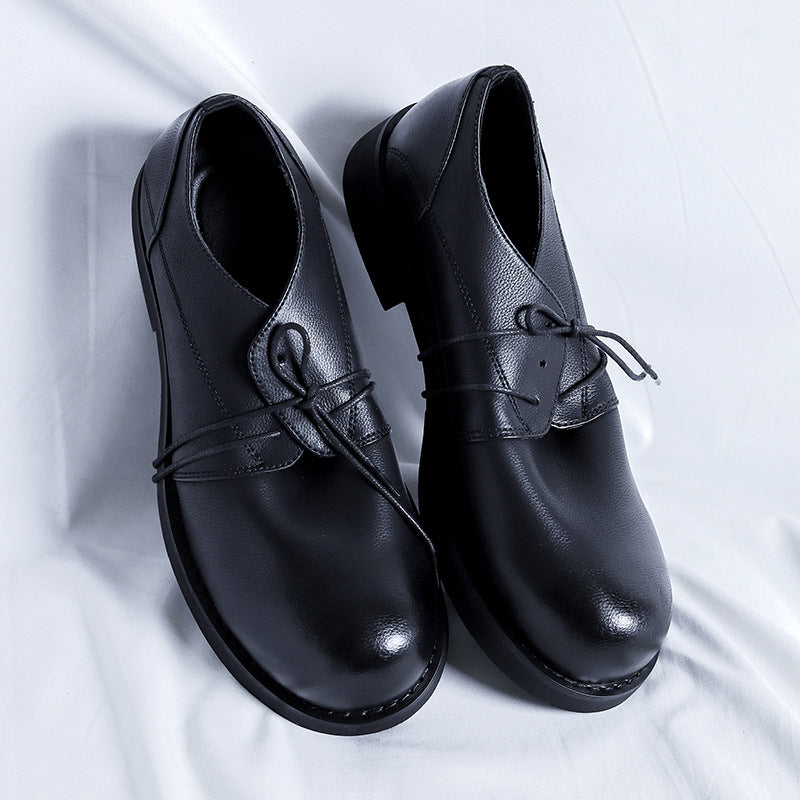 Men's Business Soft British Working Wear Big Leather Shoes