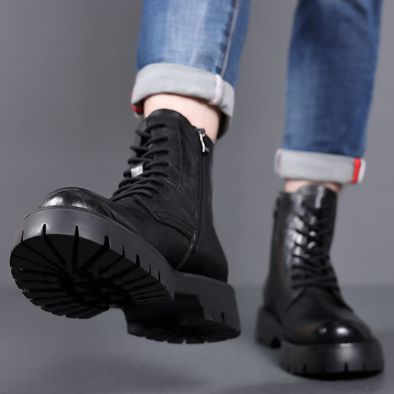 Men's Martin Fashion British Style Thick Sole Boots
