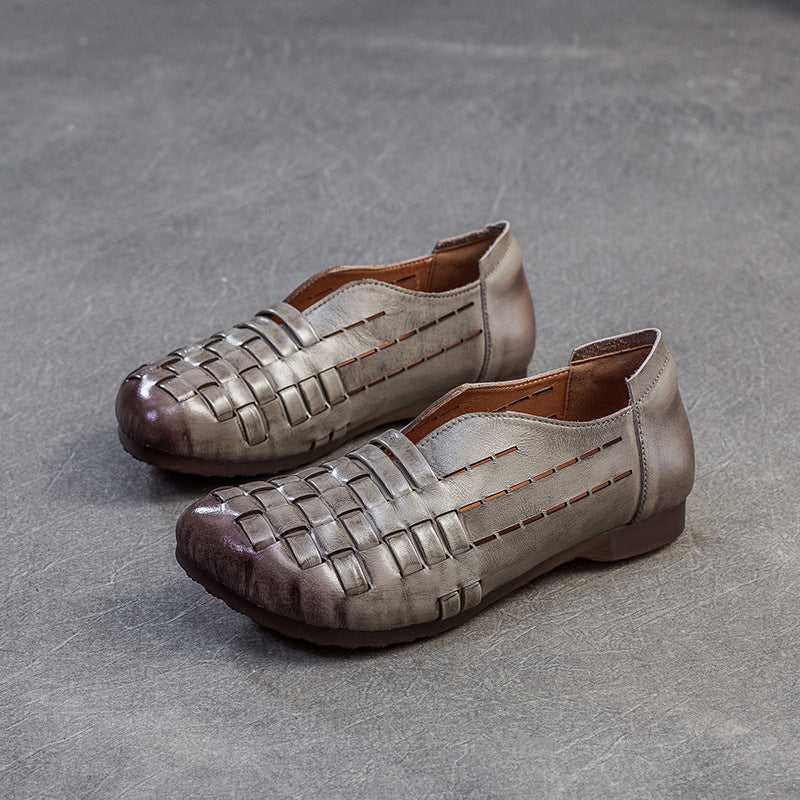 Women's Shu Hand-woven Brushed Retro Breathable Comfortable Sandals