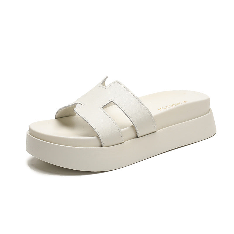 Women's Summer Outer Wear Chunky Thick Bottom Women's Shoes