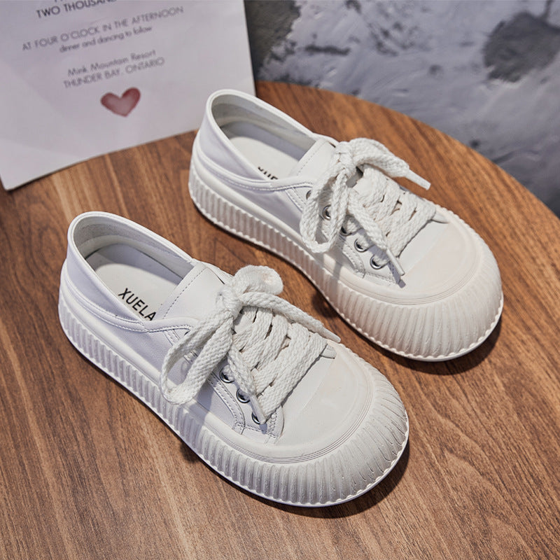 Women's Two-way White Summer Skate Platform Ugly Casual Shoes