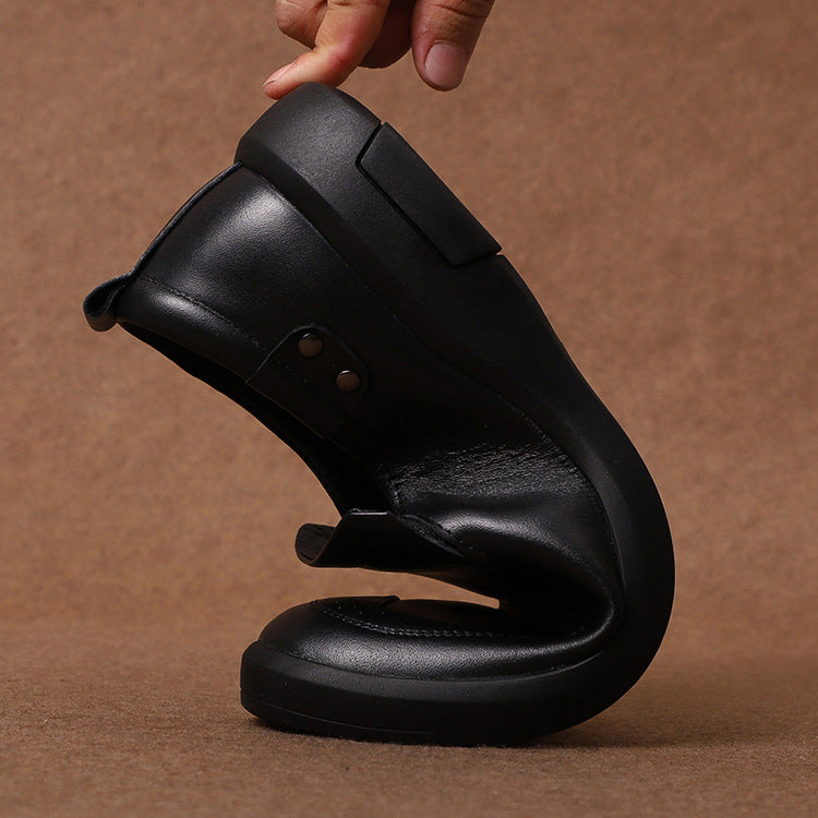 Men's Fashion Soft Noodle Business Sleeve Comfortable Casual Shoes
