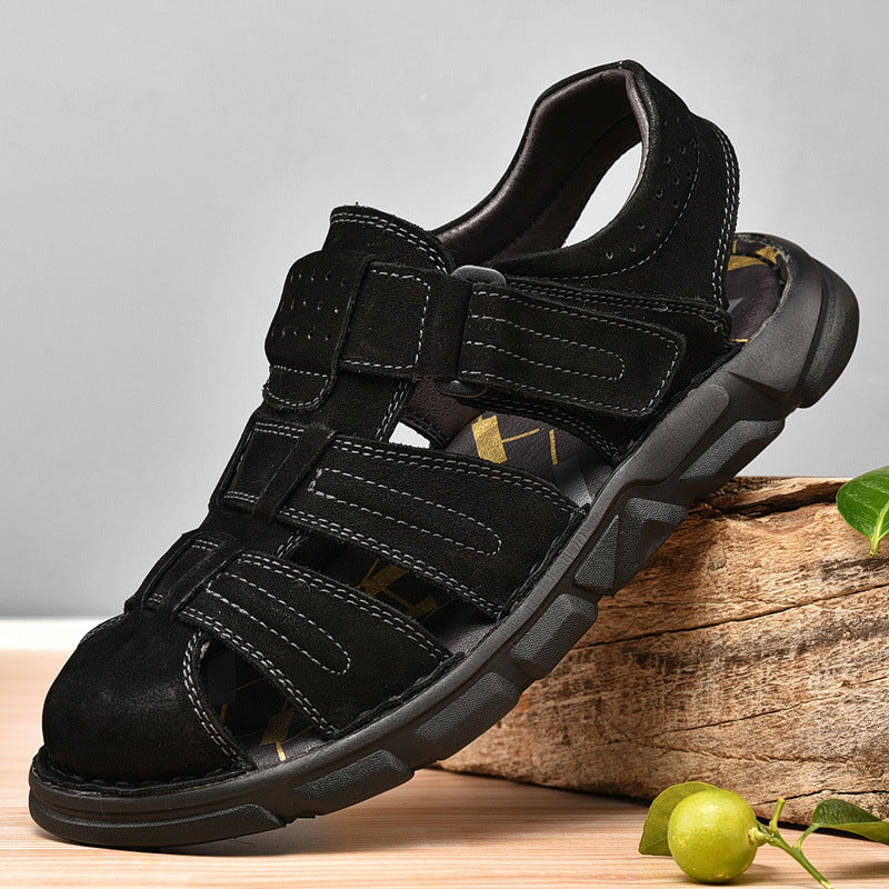 Men's Summer Genuine Plus Size High Quality Sandals