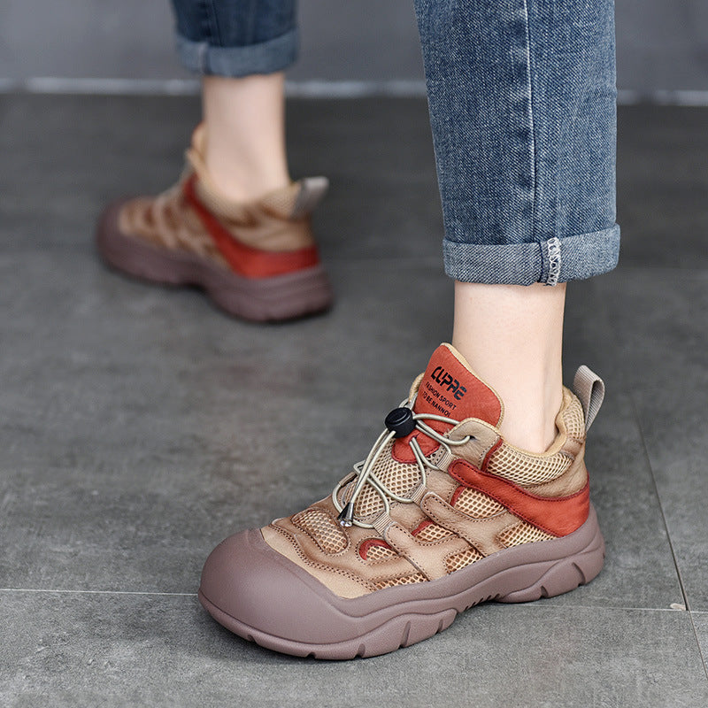 Toe Middle High Top Soft Bottom Casual Shoes
