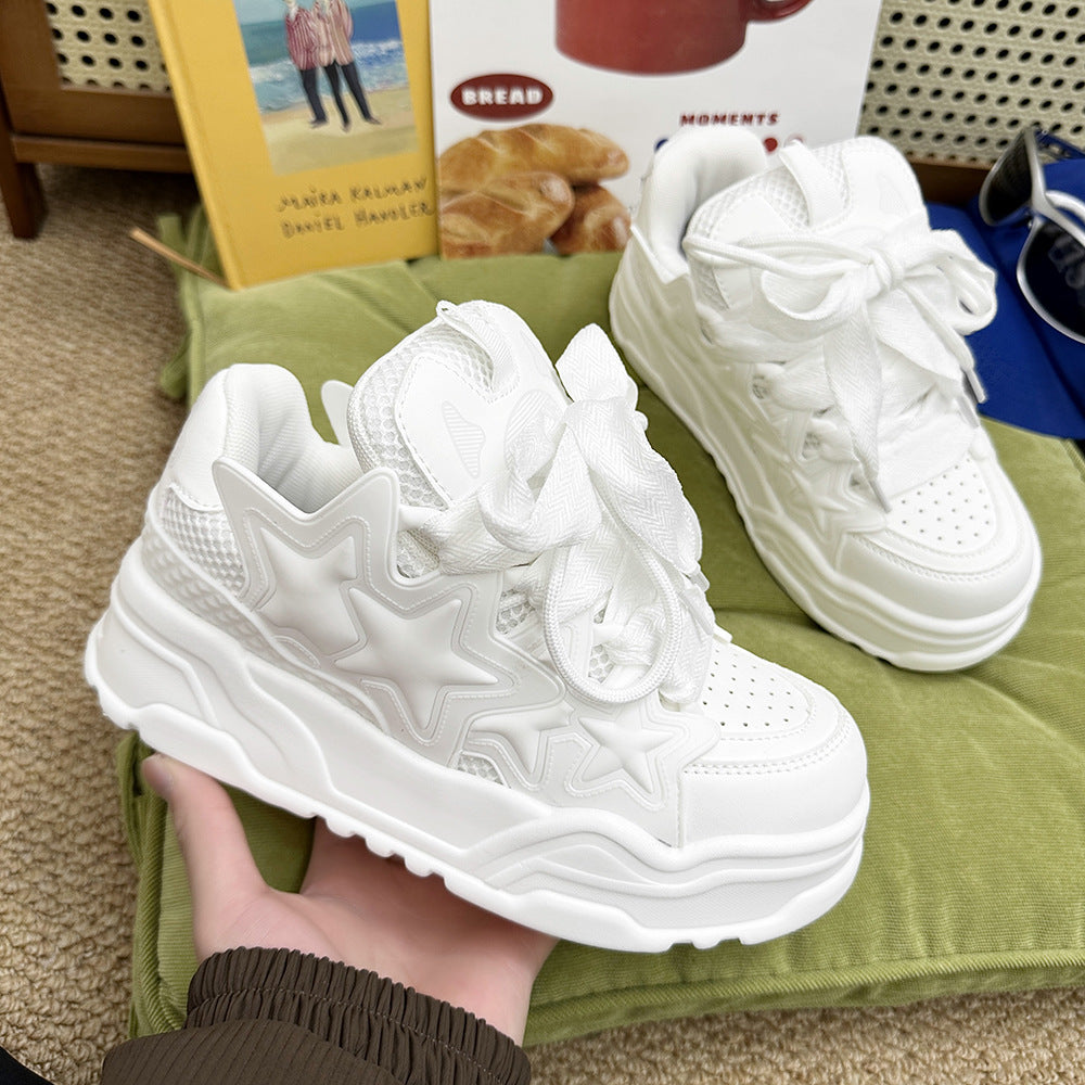 Men's Design Platform Height Increasing Bread National Casual Shoes