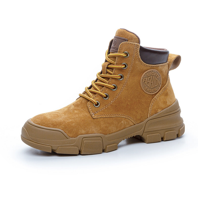 Women's & Men's Motorcycle Outdoor Martin For Hidden Platform Ankle Boots