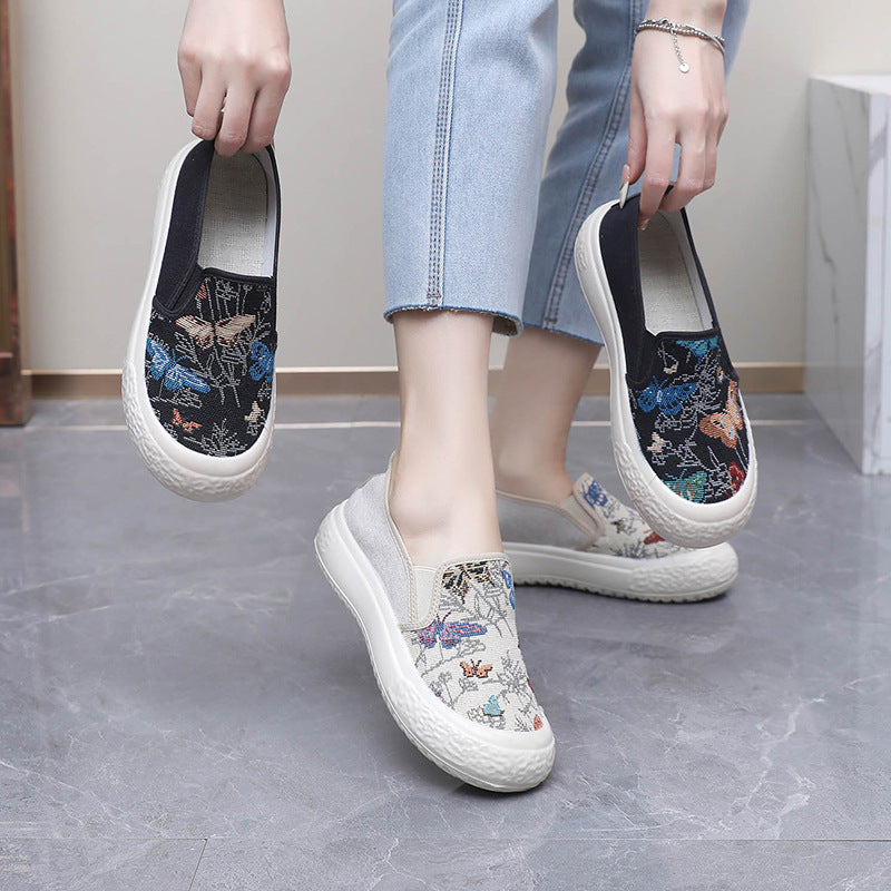 Women's Versatile Korean Style Breathable Platform Fashion Casual Shoes