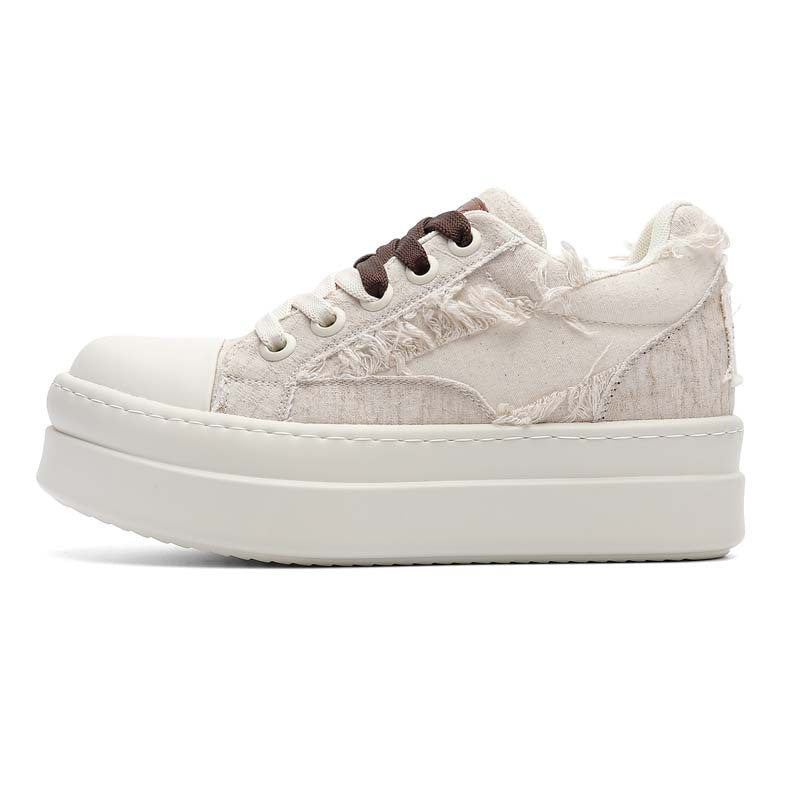 Women's & Men's Increasing Ugly Cute Big Head Bread Men's Casual Shoes