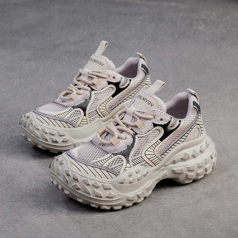 Leisure Breathable Clunky Korean Style Dirty Fashion Casual Shoes