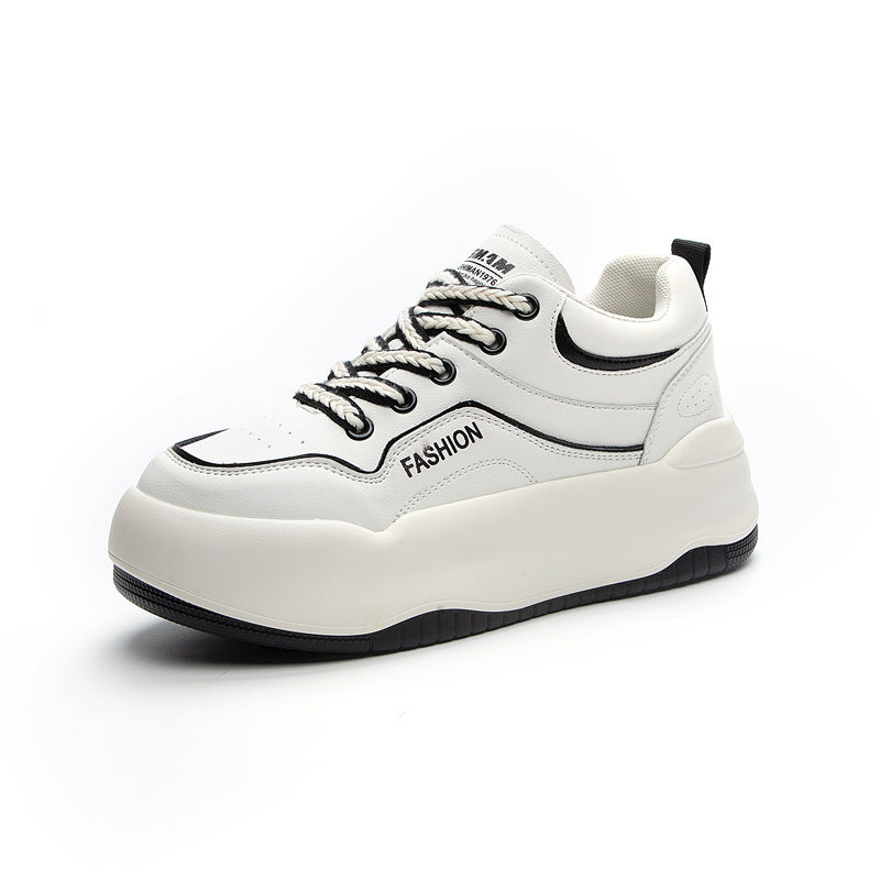Women's Spring Korean Style Height Increasing Insole Casual Shoes