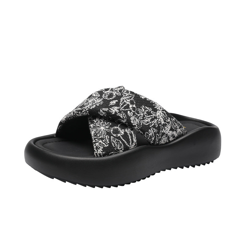 Women's Platform Summer Mid Lightweight With Skirt Men's Shoes