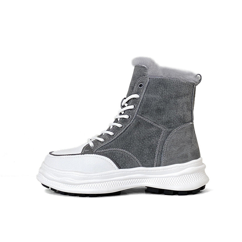 Women's Fur Warm High Integrated Comfortable Stylish Casual Shoes
