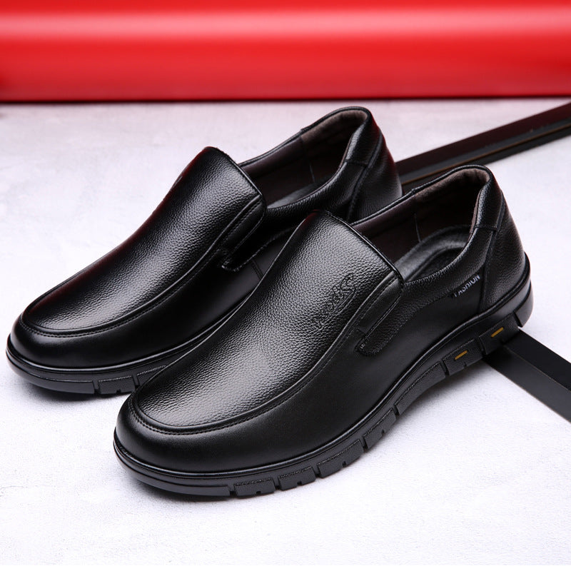 Men's Apple Business Soft Bottom Breathable Leather Shoes