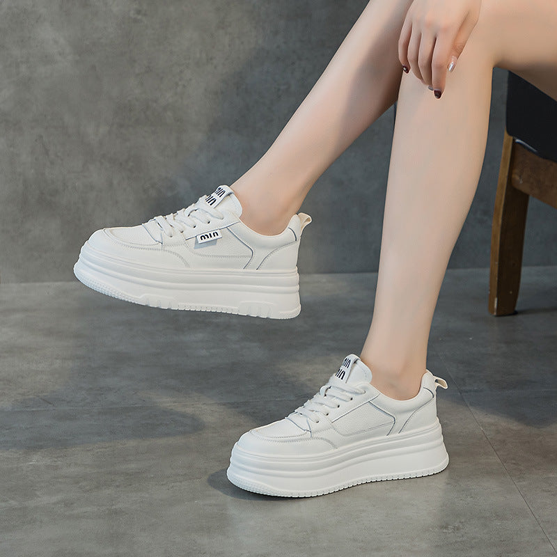 Women's Hidden White Summer Breathable Mesh Portable Casual Shoes